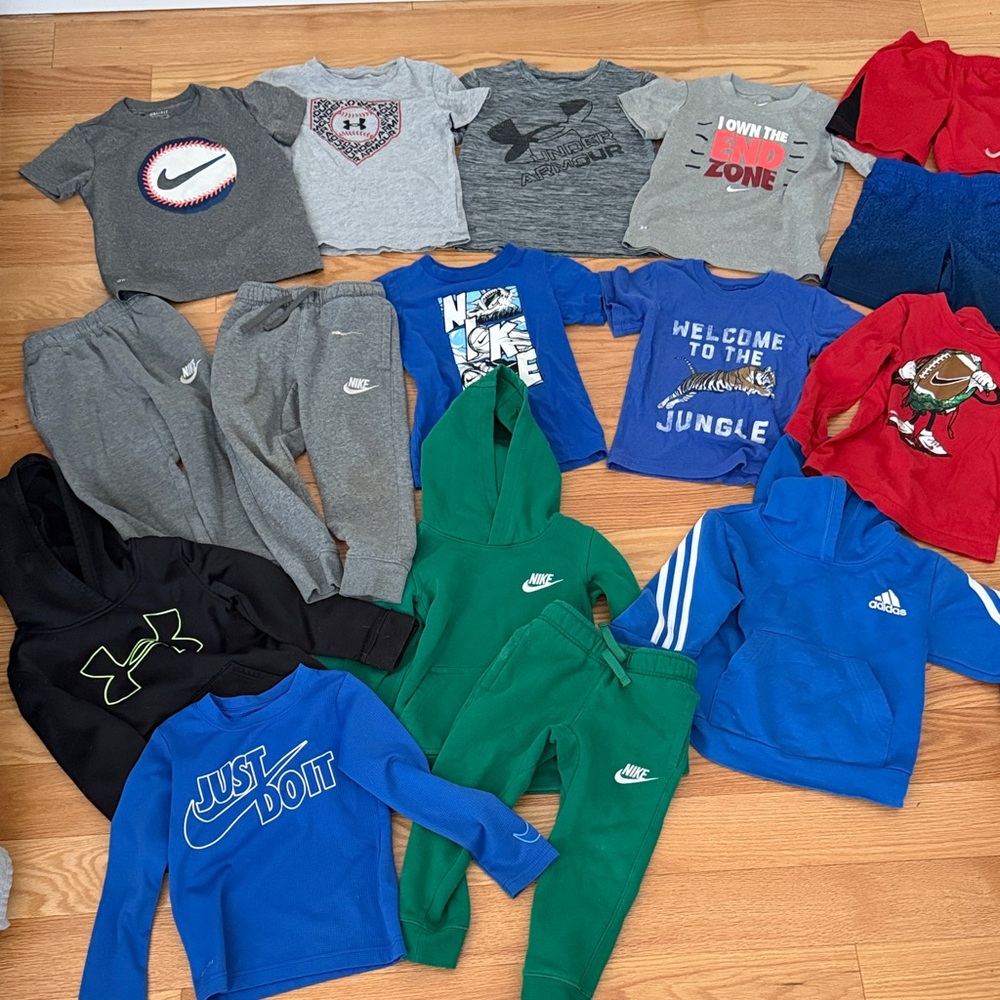Nike Under Armour Adidas Kids 4t Bundle